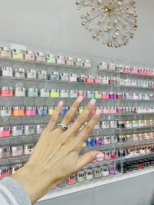 Nail-polish wall