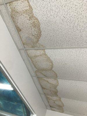 Leaking ceiling