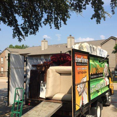 Furniture Removal and Donation Junk Genius Dallas Texas