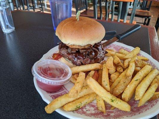 Steakhouse burger.