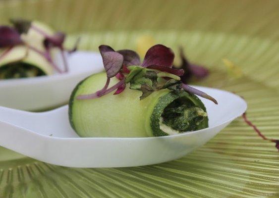 3 Pesto Zucchini Roll