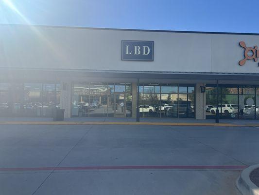 LBD (Little Black Dress) located next to Orange Theory.