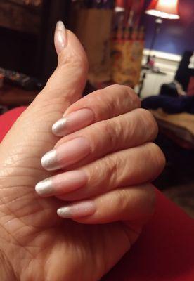 Beautiful French manicure