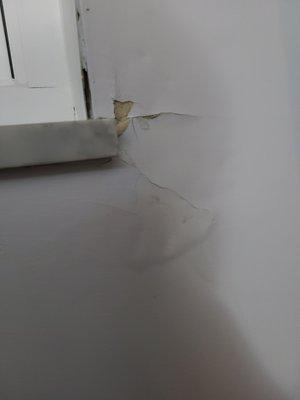 Leak in childs bedroom, Company has not and will not get someone out to repair, I have sent photos, emailed and called.