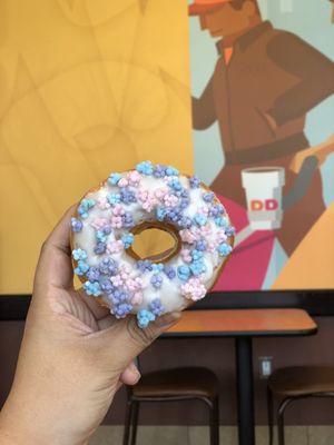 Cotton candy donut :)