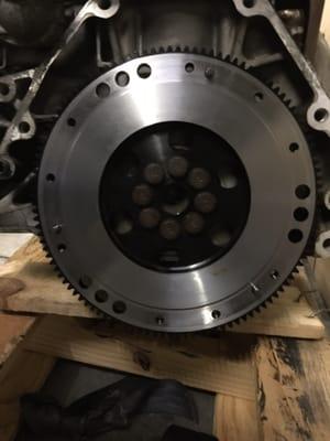 12 lb light weight racing flywheel.