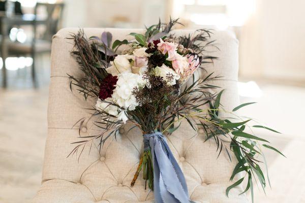 Elegant Rustic-Boho Bridal Bouquet