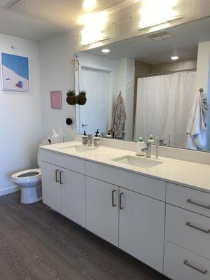 bathroom of one bedroom.