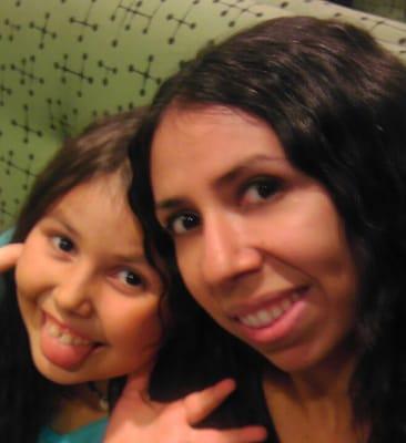 My daughter and me