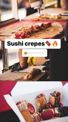 Sushi crepes