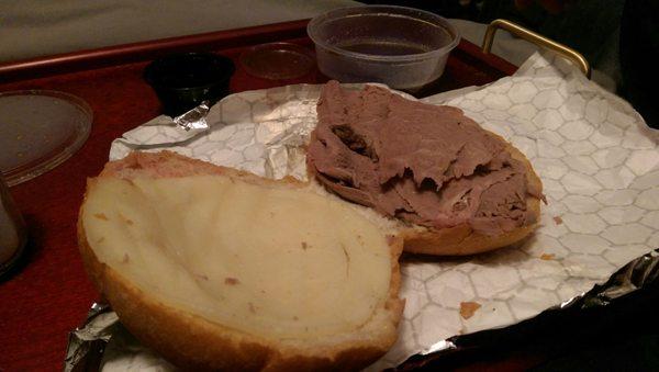 $8.50 for this puny roast beef sandwich!?!  Never again!