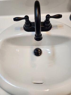 Installed new faucet