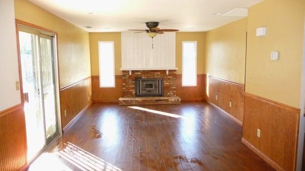 New living room at Del Mar Gardens Redding