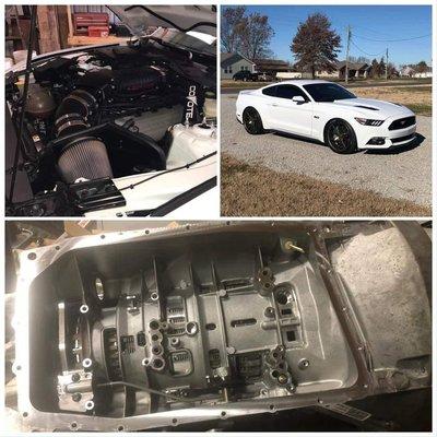 Transmission rebuild on this S550. Came in with forward, direct and overdrive clutches burned up. Rebuilt with upgraded clutches.