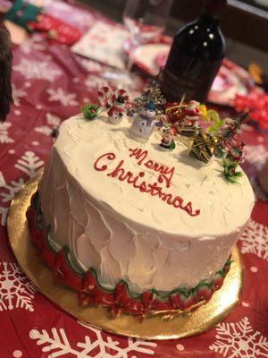 Christmas cake - red velvet