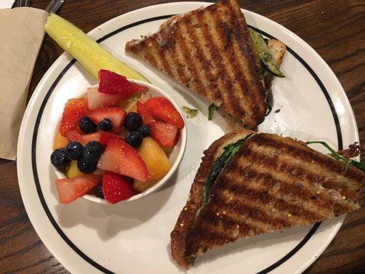 California Grille Panini On Whole Grain Harvest Panini