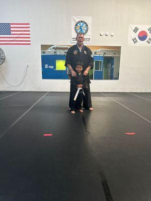 Diego got his first stripe!