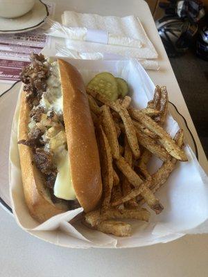 Cheesesteak sandwich