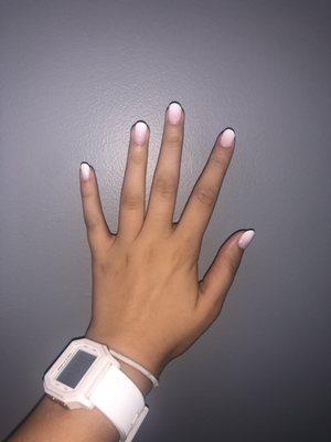 Ombré French Gel manicure