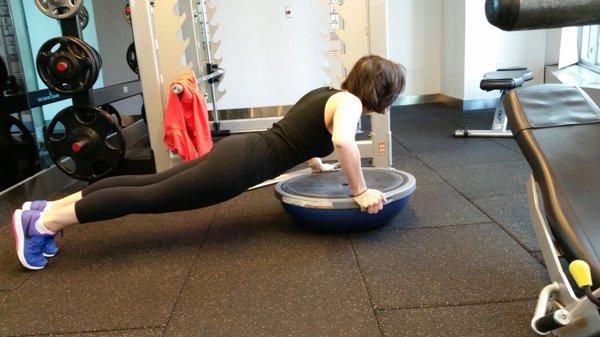 Fun with a Bosu Ball :)