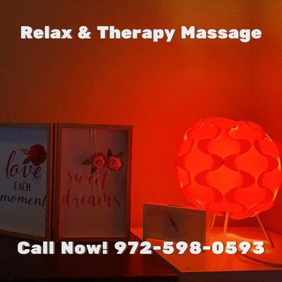 Welcome To Relax & Therapy Massage