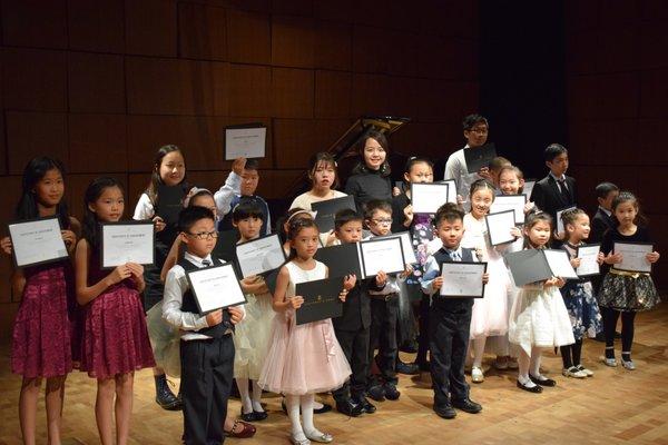 Award Ceremony at Steinway Hall in Midtown