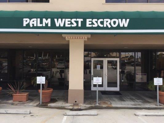 Palm West Escrow