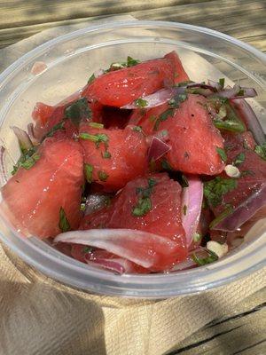 Watermelon Jalapeño Salad