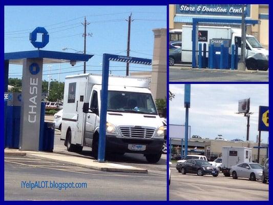 Worst drive-thru location for ATM when professional driver didn't know how to stop the car.