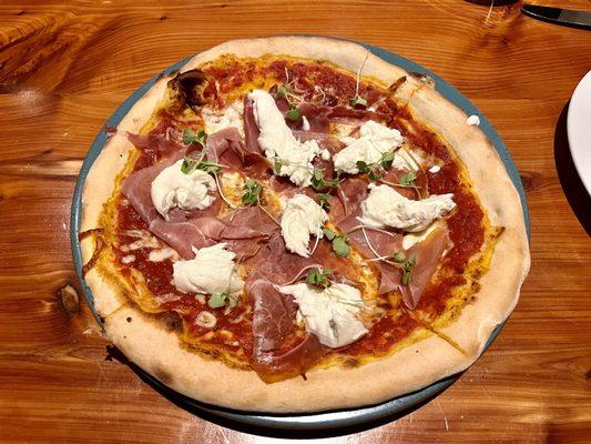 Prosciutto e Burrata Pizza