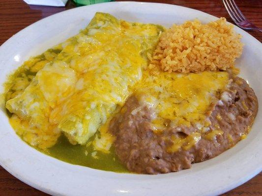 Green Chicken Enchiladas