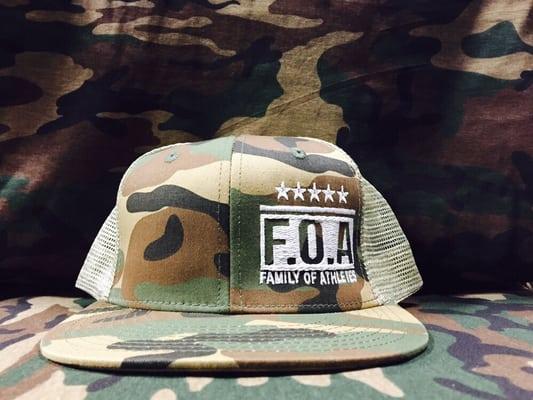 Local Clothing line FOA Family of Athletes Camo