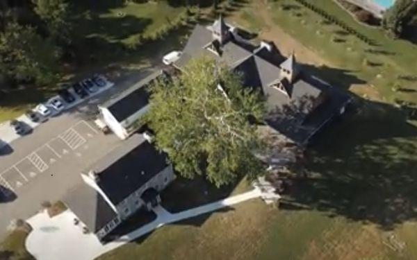 Stone House of St. Charles from above.