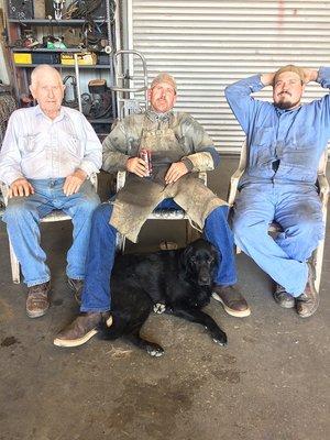 A family business! Big Bronco Bob, Gregory, and Zachary