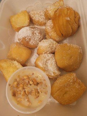 Yummy mini donuts.