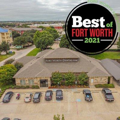 Fort Worth Dental was chosen by its readers as Best Dental Office for 2021