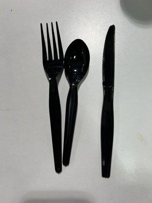 Set of utensils from Hugo's Cocina (provided by kitchen staff)