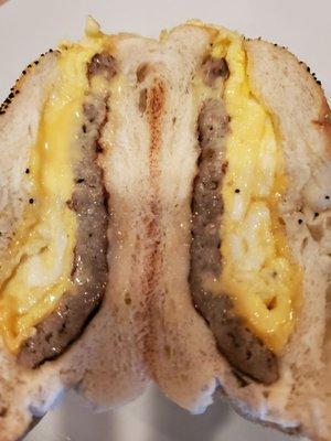 Sausage egg and cheese