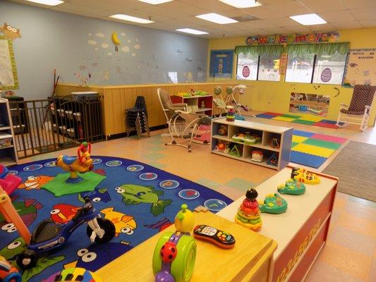 Our Brand New Infant / Toddler Classroom, where we "Plant the Seeds to a Healthy, Happy, Future.