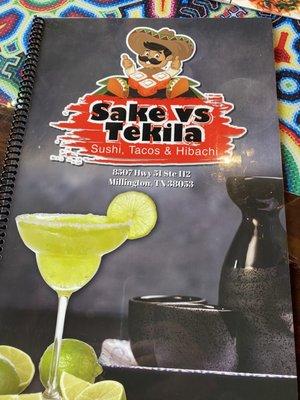 Menu cover