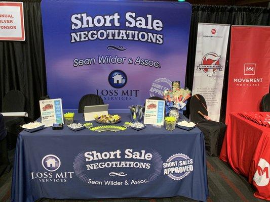 Our booth at the NHMR Expo