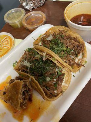 Birria tacos