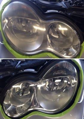 Let us help you remove oxidization from your headlights! We can help you maximize your headlights to their full potential!