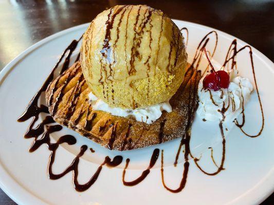 Fried ice cream