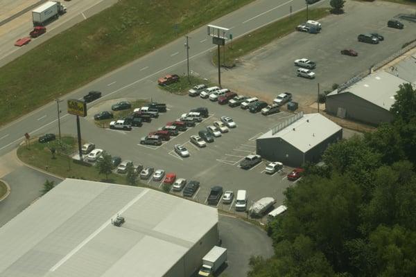 Aerial view of the Sherwood Location