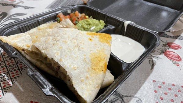 Super Quesadilla with Carnitas