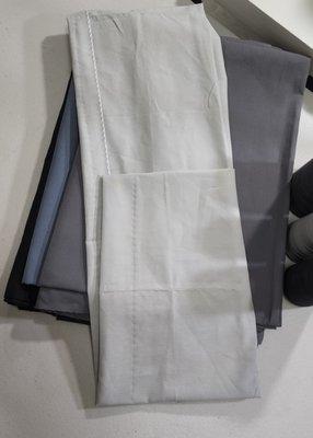 Invisible hemming. . This type of hemming is perfect for uniforms, dress pants, and dresses.