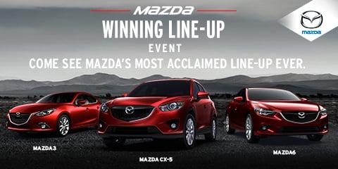 See the Mazda Winning Line-Up -- it's like our vehicles can't stop getting recognized!