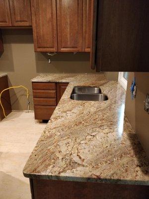 Typhoon Bordeaux Granite has never looked so good!