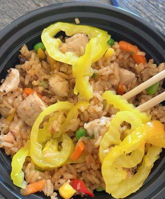 Yakitori Japanese chicken fried rice